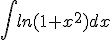  \int ln(1+x^2) dx